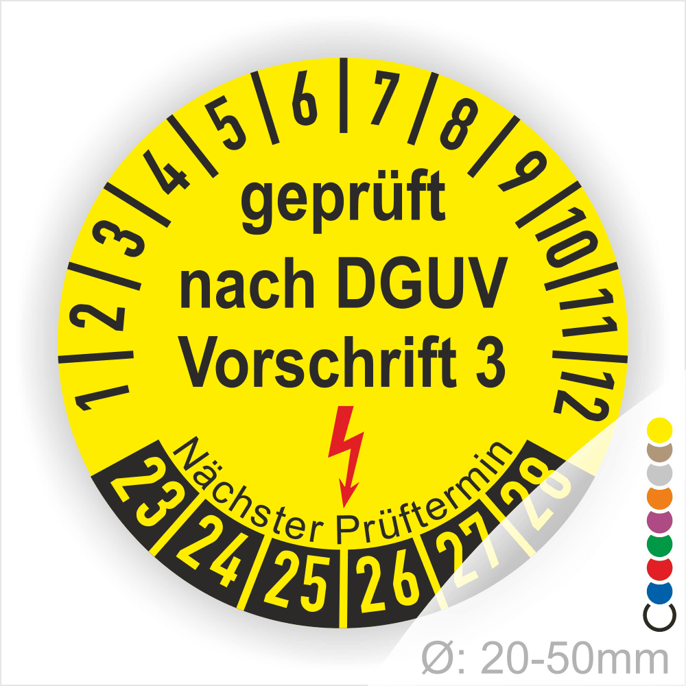 Dguv V3 Prufung Norderney.httpswww.printengel.dewp contentuploads202108DGUV V3 Pruefung Startjahr 23 DGUV0012 gelb