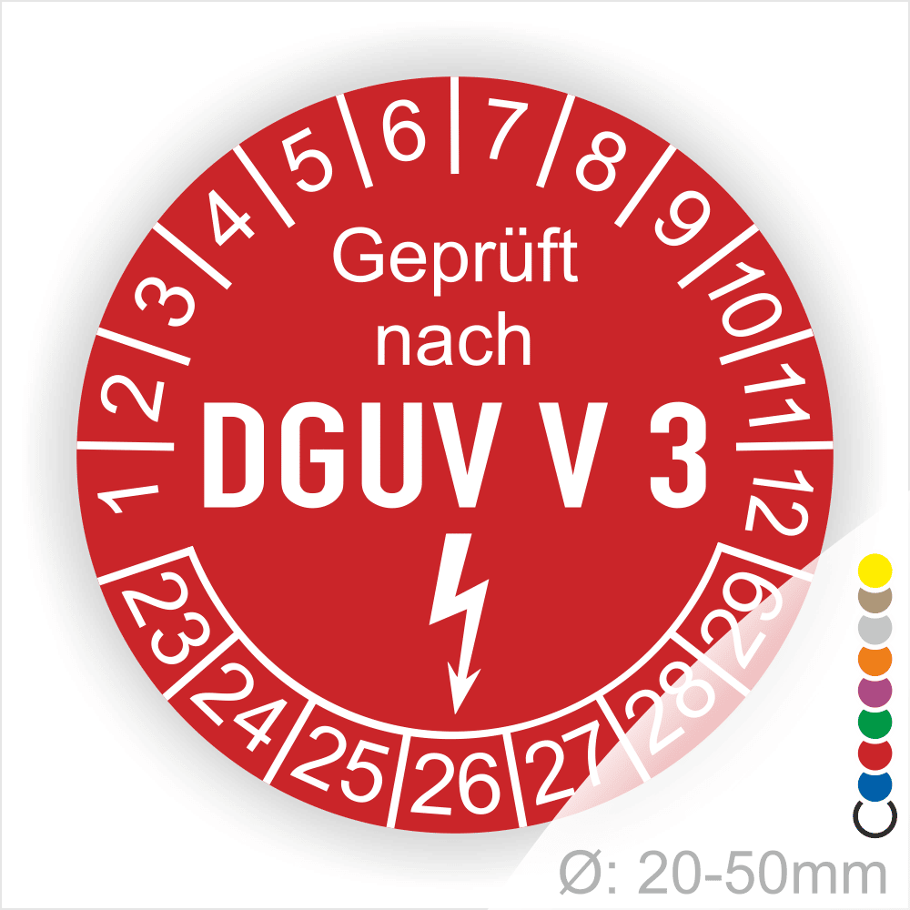 Dguv V3 Prufung RothenburgO.L.httpswww.printengel.dewp contentuploads202108DGUV V3 Pruefung Startjahr 23 DGUV0004 rot