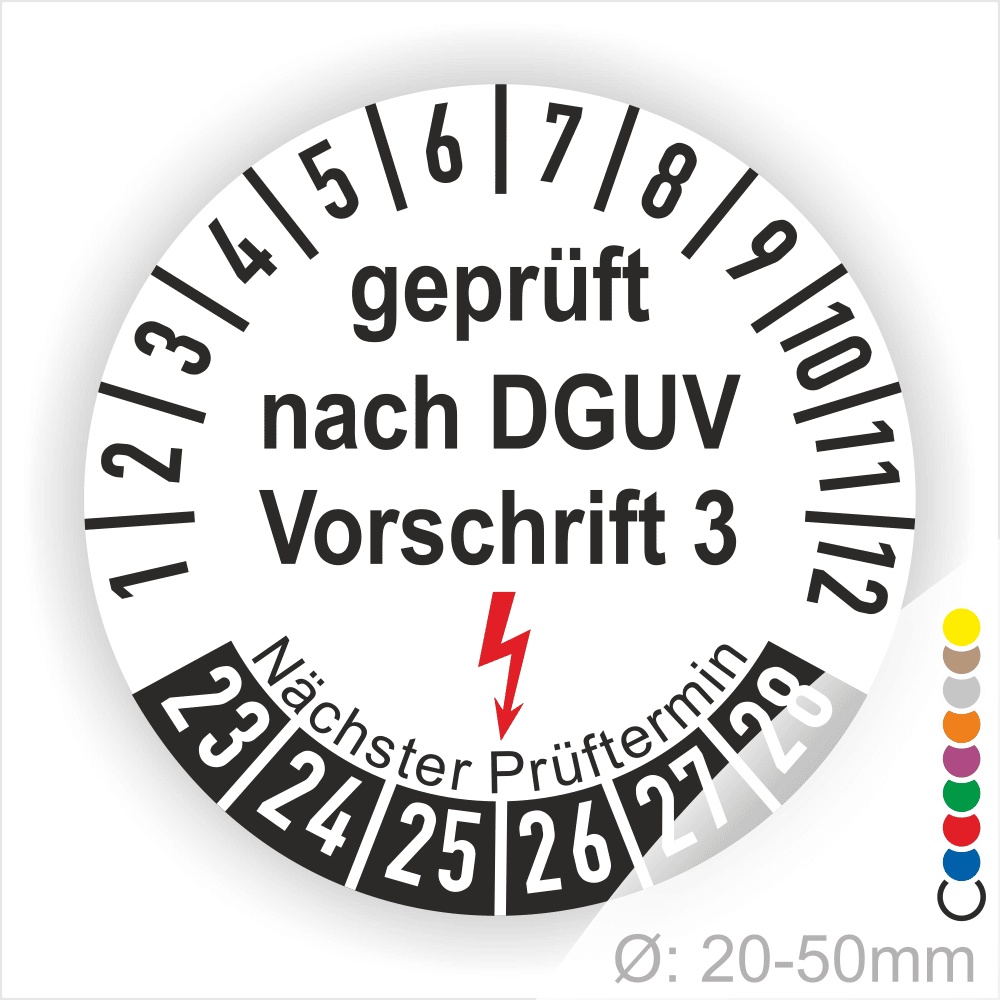 Dguv V3 Prufung Weissenstadt.httpswww.printengel.dewp contentuploads202108DGUV V3 Pruefung Startjahr 23 DGUV0012 weiss