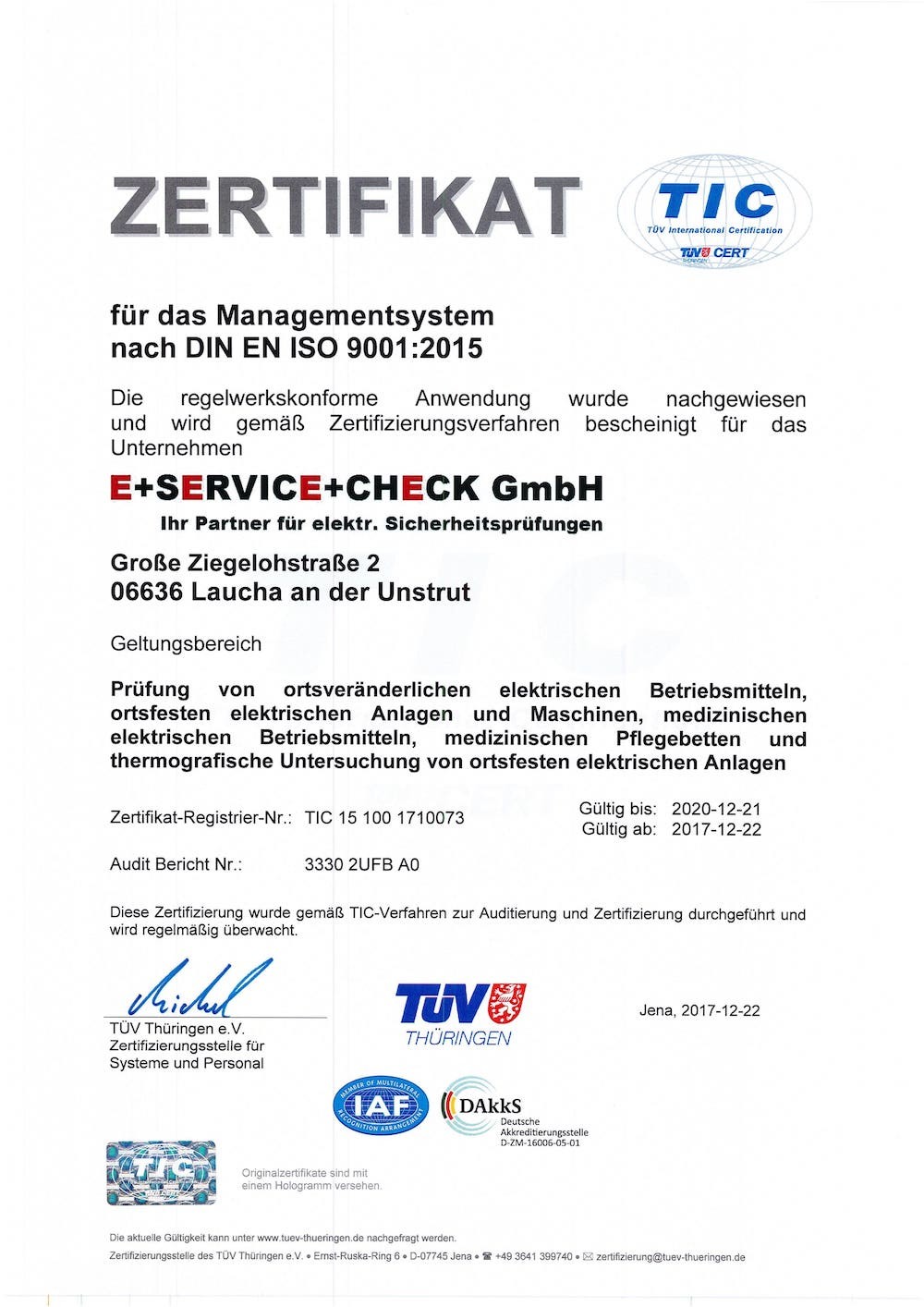 Prüfung elektrischer Maschinen in St. Gallen