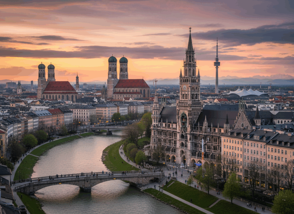 Skyline von München