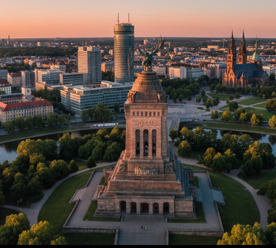 Leipzig Skyline