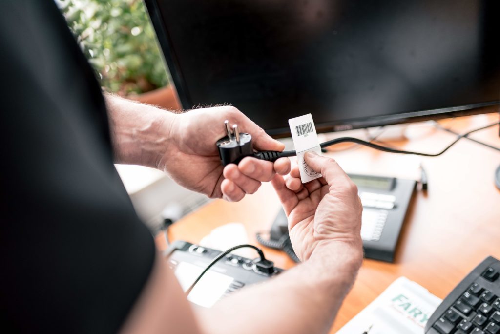 E-Check Prüfaufkleber
